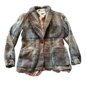 Vintage Saks Fifth Avenue Evan Picone Wool Blazer Women Size 8 * Read*